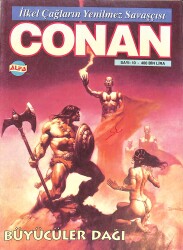 İlkel Çağların Yenilmez Savaşçısı CONAN Çizgi Roman Sayı:10 - Büyücüler Dağı NDR88360 - Gökçekoleksiyon