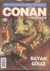 İlkel Çağların Yenilmez Savaşçısı CONAN Çizgi Roman Sayı:12 - Kayan Gölge NDR88333 - Gökçekoleksiyon