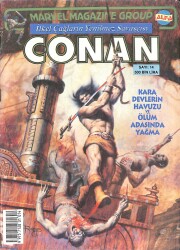 İlkel Çağların Yenilmez Savaşçısı CONAN Çizgi Roman Sayı:14 - Kara Devlerin Havuzu ve Ölüm Adasında Yağma NDR88335 - Gökçekoleksiyon