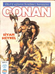 İlkel Çağların Yenilmez Savaşçısı CONAN Çizgi Roman Sayı:2 - Siyah Heykel NDR88372 - Gökçekoleksiyon