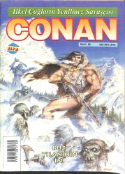 İlkel Çağların Yenilmez Savaşçısı CONAN Çizgi Roman Sayı:20 - Buz Yılanının İni NDR88311 - Gökçekoleksiyon