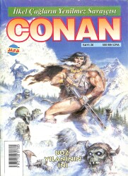İlkel Çağların Yenilmez Savaşçısı CONAN Çizgi Roman Sayı:20 - Buz Yılanının İni NDR94284 - Gökçekoleksiyon