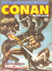 İlkel Çağların Yenilmez Savaşçısı CONAN Çizgi Roman Sayı:5 - Kumlar Altında Uyuyan ve Zamanın Merkezindeki Kale NDR88373 - Gökçekoleksiyon