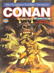 İlkel Çağların Yenilmez Savaşçısı CONAN Çizgi Roman Sayı:8 - Zambula Yamyamları NDR88330 - Gökçekoleksiyon