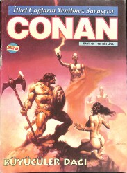 İlkel Çağların Yenilmez Savaşçısı CONAN Çizgi Roman Sayı:10 - Büyücüler Dağı NDR88342 - Gökçekoleksiyon