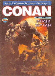 İlkel Çağların Yenilmez Savaşçısı CONAN Çizgi Roman Sayı:9 - Demir Şeytan NDR88341 - Gökçekoleksiyon