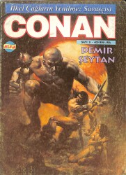 İlkel Çağların Yenilmez Savaşçısı CONAN Çizgi Roman Sayı:9 - Demir Şeytan NDR88359 - Gökçekoleksiyon