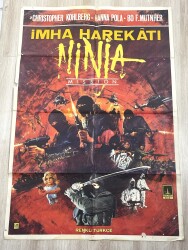 İmha Harekâtı - The Ninja Mission (1984) Orijinal Sinema Afişi - Ultra Dev Boy (70x100) - Christopher Kohlberg AFIS28 - Gökçekoleksiyon