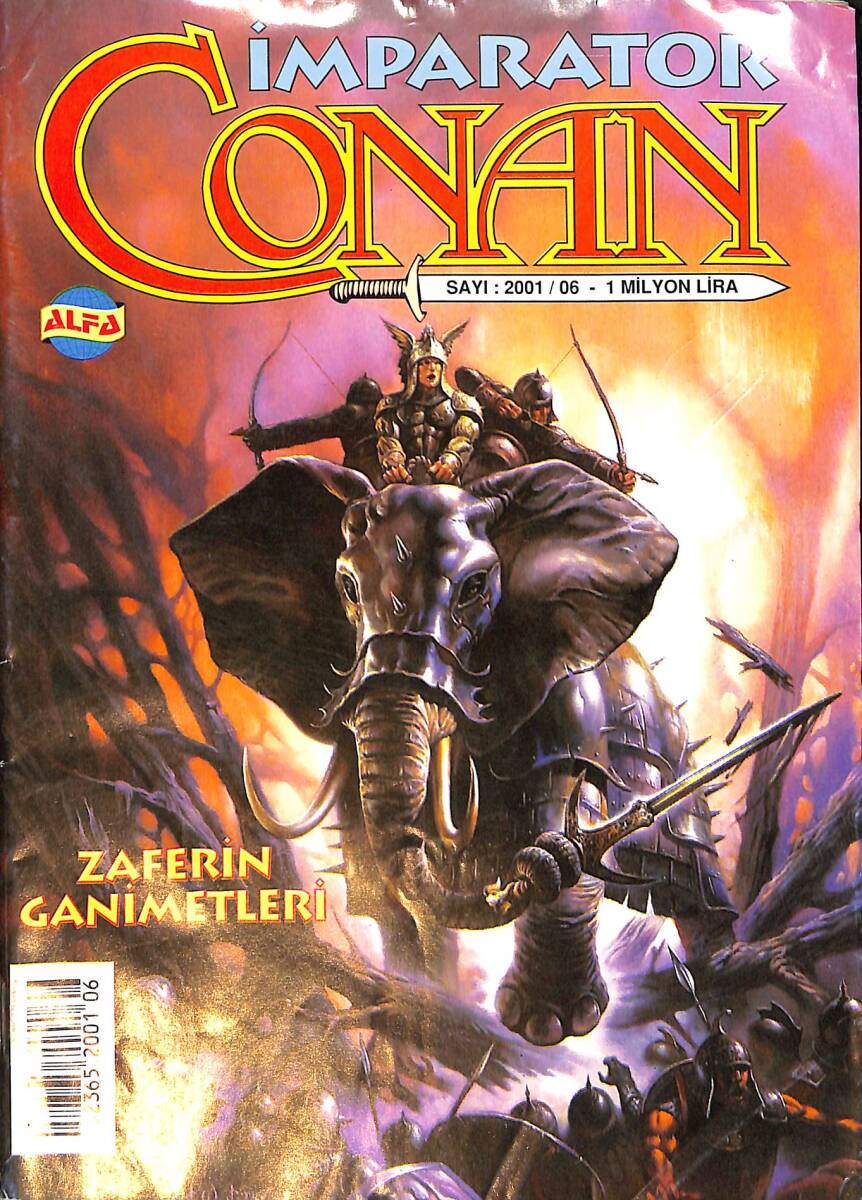 İmparator Conan Çizgi Roman Dergisi Sayı: 2001/06 Zaferin Ganimetleri NDR91858 - 1