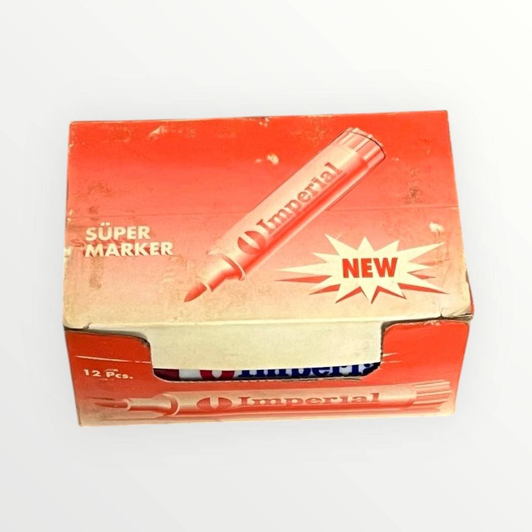 İmperial Lüx Marker Keçeli Kalem1990s Tam Dolu Kutu AOB4976 - 1