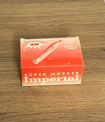 İmperial Lüx Marker Keçeli Kalem1990s Tam Dolu Kutu AOB4976 - 5