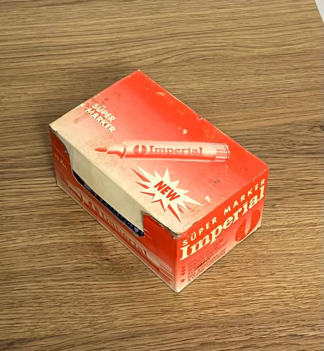 İmperial Lüx Marker Keçeli Kalem1990s Tam Dolu Kutu AOB4976 - 4