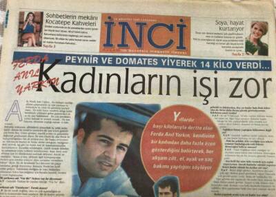 İnci Gazetesi (Akşam Gazete Eki) 18 Ağustos 1999-Ferda Anıl Yarkın Peynir Ve Domates Yiyerek 14 Kilo Verdi GZ45602 - 2