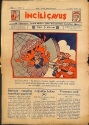 İNCİLİ ÇAVUŞ DERGİSİ 16 Şubat 1945 SAYI31 (İlk Baskı Orijinal - Ciltten Çıkma Değildir) NDR66849 - Gökçekoleksiyon