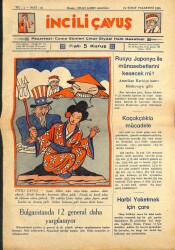 İNCİLİ ÇAVUŞ DERGİSİ 19 Şubat 1945 SAYI32 (İlk Baskı Orijinal - Ciltten Çıkma Değildir) NDR66850 - Gökçekoleksiyon