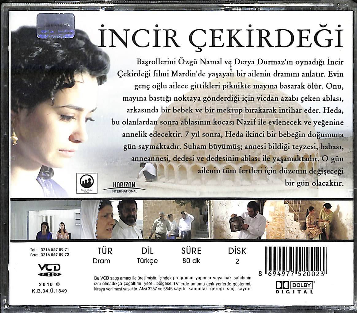 İncir Çekirdeği (2009) Orjinal VCD Film ' Özgü Namal ' VCD27989 - 2