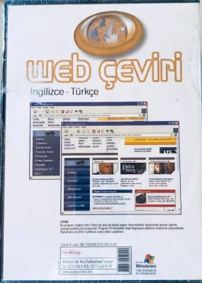 İngilizce -Türkçe Web Çeviri DVD Film (Sıfır Ürün) DVD704 - 2