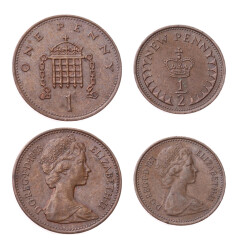 İngiltere 1 & 1/2 Penny 1988/1971 *Kraliçe Elizabeth II* ÇÇT YMP11274 - Gökçekoleksiyon