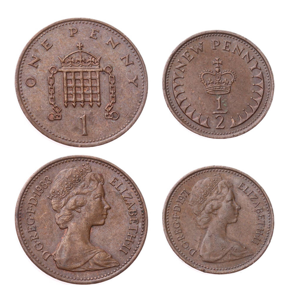 İngiltere 1 & 1/2 Penny 1988/1971 *Kraliçe Elizabeth II* ÇÇT YMP11274 - 1