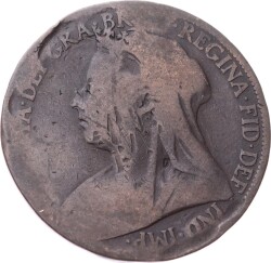 İngiltere 1 Penny 1897 *Kraliçe Victoria* Haliyle YMP11236 - 2