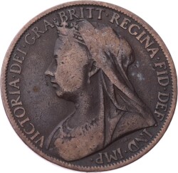 İngiltere 1 Penny 1900 *Kraliçe Victoria* Temiz YMP11238 - 2
