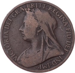 İngiltere 1 Penny 1901 *Kraliçe Victoria* Temiz YMP11239 - 2