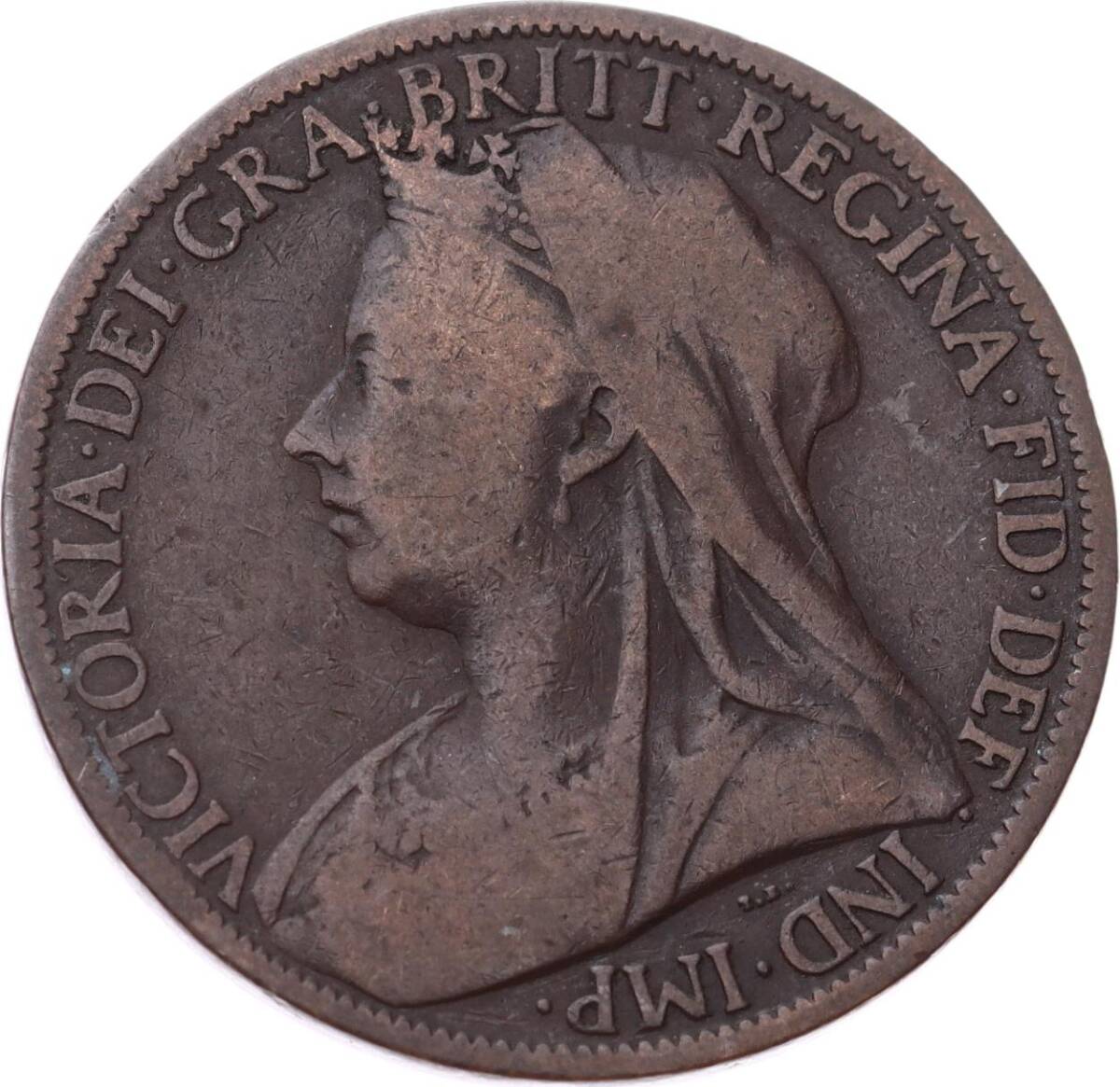 İngiltere 1 Penny 1901 *Kraliçe Victoria* Temiz YMP11239 - 2