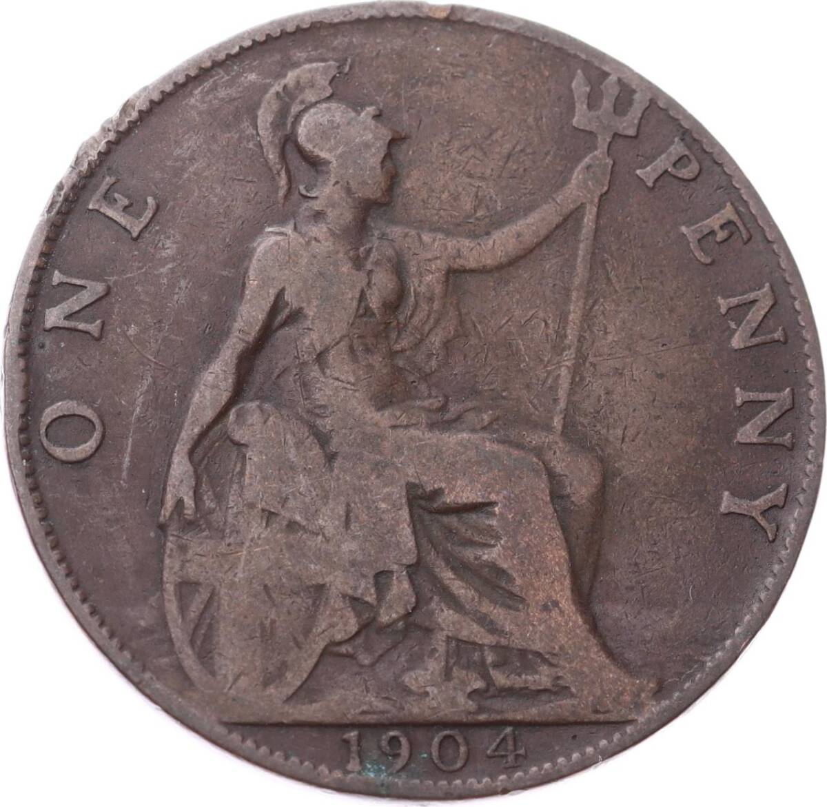 İngiltere 1 Penny 1904 *Kral Edward VII* Temiz YMP11241 - 1