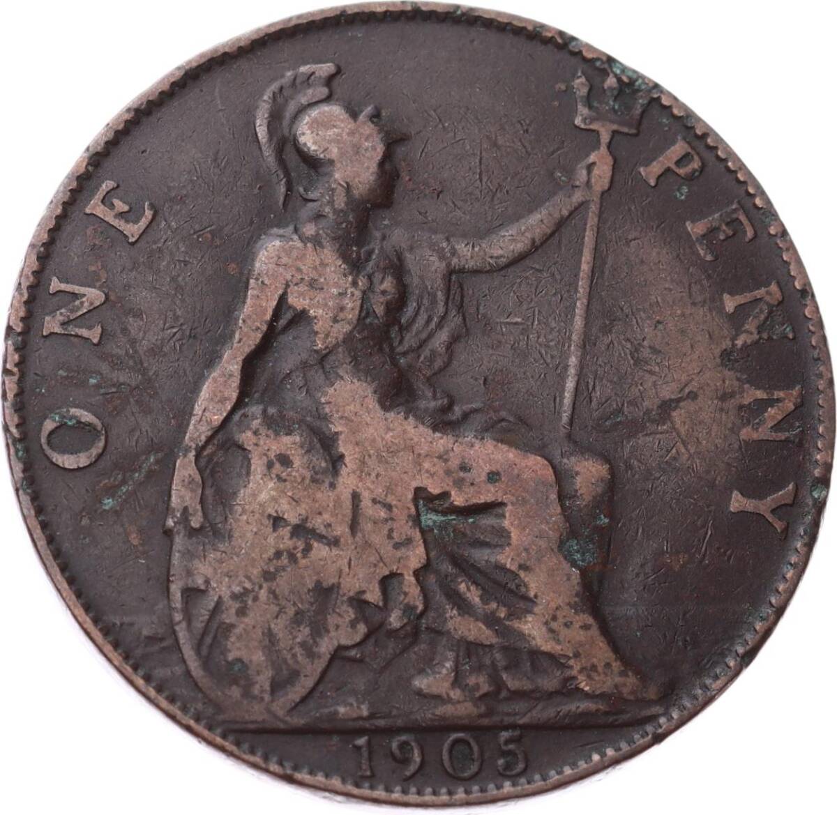 İngiltere 1 Penny 1905 *Kral Edward VII* Temiz YMP11242 - 1