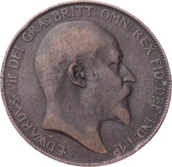 İngiltere 1 Penny 1905 *Kral Edward VII* Temiz YMP11242 - 2