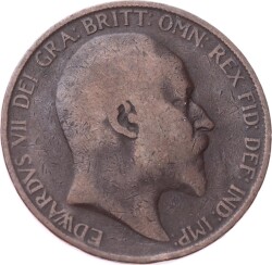 İngiltere 1 Penny 1906 *Kral Edward VII* Temiz YMP11243 - 2