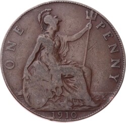İngiltere 1 Penny 1912 *Kral George V* Temiz- YMP11248 - Gökçekoleksiyon