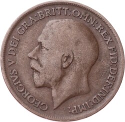 İngiltere 1 Penny 1916 *Kral George V* Temiz YMP11249 - 2