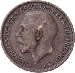 İngiltere ½ Penny 1924 *Kral George V* Haliyle YMP11252 - 2