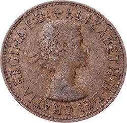 İngiltere 1 Penny 1964 *Kraliçe Elizabeth II* ÇÇT+ YMP11251 - 2