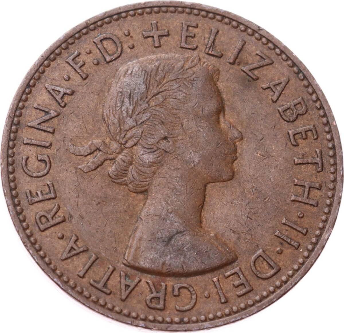 İngiltere 1 Penny 1964 *Kraliçe Elizabeth II* ÇÇT+ YMP11251 - 2