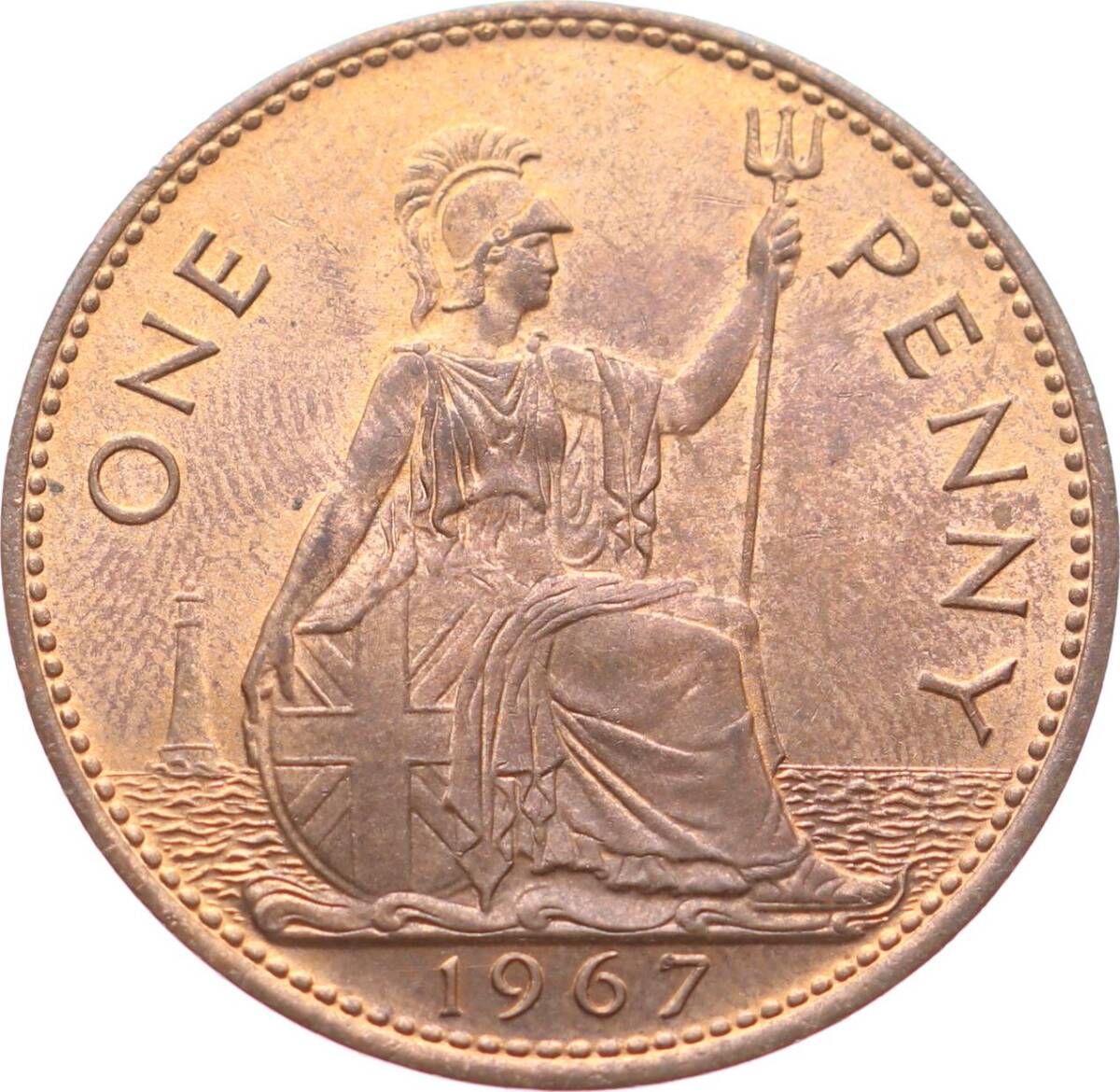 İngiltere 1 Penny 1967 * Elizabeth II * ÇÇT YMP11061 - 2