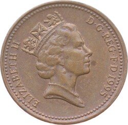 İngiltere 1 Penny 1995 * Elizabeth II * ÇT YMP11059 - 1