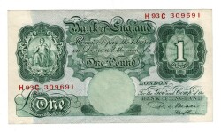 İngiltere 1 Pound 1948 - 1960 ÇT YKP8095 - Gökçekoleksiyon