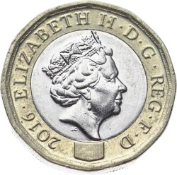 İngiltere 1 Pound 2016 * Elizabeth II * ÇÇT+ YMP11046 - 1