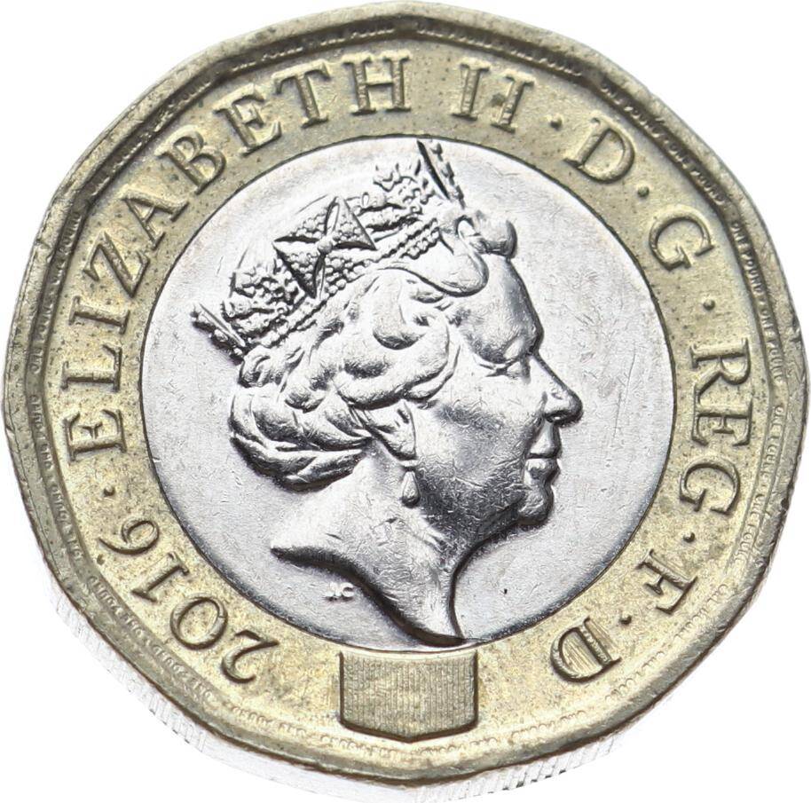 İngiltere 1 Pound 2016 * Elizabeth II * ÇÇT+ YMP11046 - 1