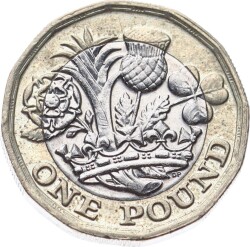 İngiltere 1 Pound 2016 * Elizabeth II * ÇÇT+ YMP11046 - 2