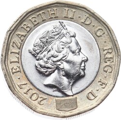 İngiltere 1 Pound 2017 * Elizabeth II * ÇÇT+ YMP11047 - 1