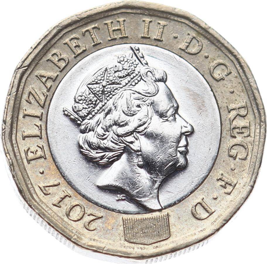 İngiltere 1 Pound 2017 * Elizabeth II * ÇÇT+ YMP11047 - 1