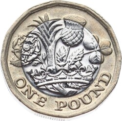 İngiltere 1 Pound 2017 * Elizabeth II * ÇÇT+ YMP11047 - 2