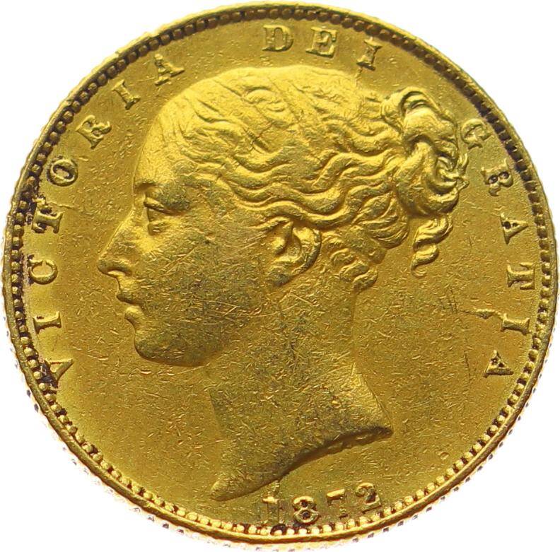 İngiltere 1 Sovereign 1872 *Victoria* ÇA YMP10973 #1000 - 1