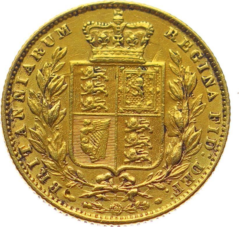 İngiltere 1 Sovereign 1872 *Victoria* ÇA YMP10973 #1000 - 2