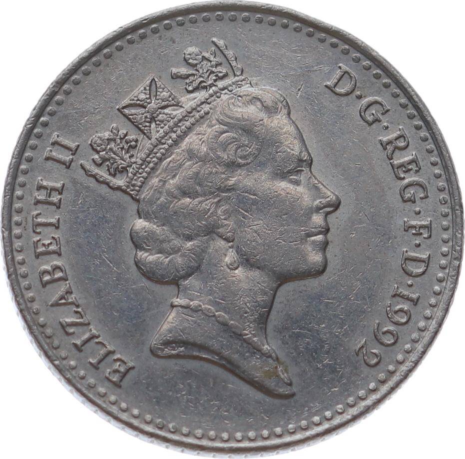 İngiltere 10 Pence 1992 *Elizabeth II* ÇÇT YMP11164 - 3