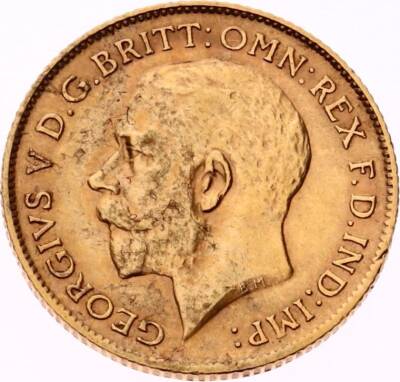 İngiltere 12 Sovereign 1912 Altın George V YMP10513 #555 - 2