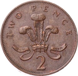 İngiltere 2 Pence 1988 *Kraliçe Elizabeth II* ÇÇT YMP11272 - Gökçekoleksiyon